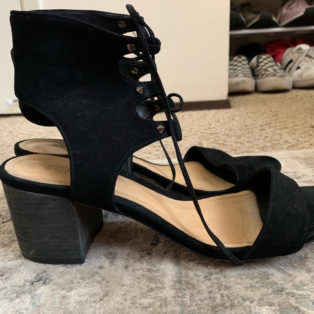 Lace up Schutz heels